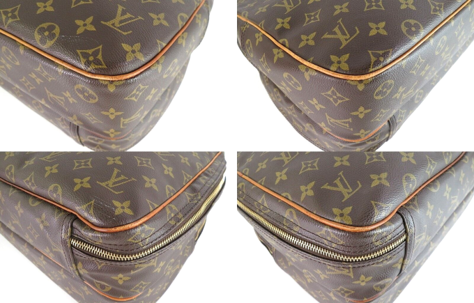 LOUIS VUITTON Alize 2 Poches Monogram 45 Suitcase Travel Bag #59360 - Image 7