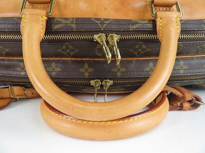 LOUIS VUITTON Alize 2 Poches Monogram 45 Suitcase Travel Bag #59360 - Image 8