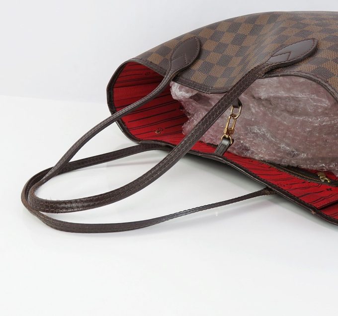 LOUIS VUITTON Damier Ebene Neverfull MM Tote Bag #59680 - Image 9