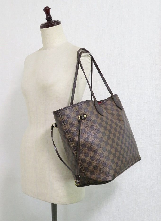 LOUIS VUITTON Damier Ebene Neverfull MM Tote Bag #59680 - Image 10