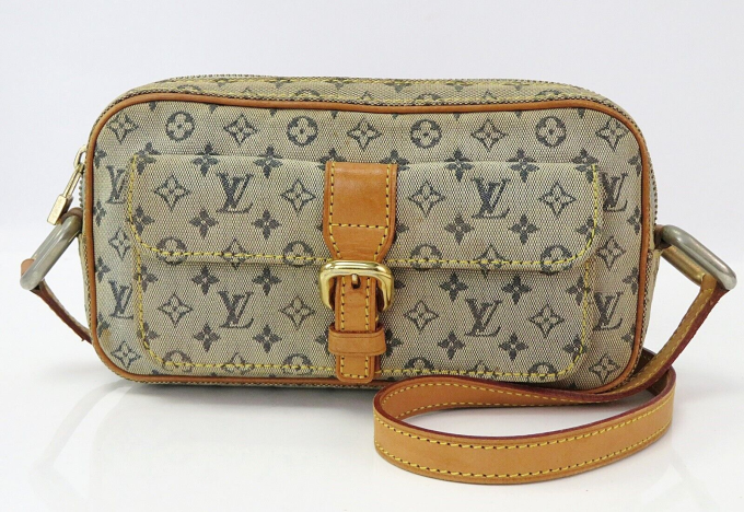 LOUIS VUITTON Juliette MM Blue Monogram Mini Lin Shoulder Bag - Image 2