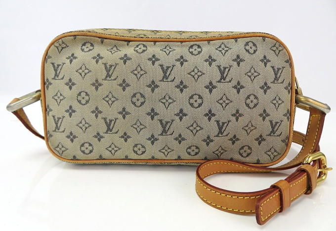 LOUIS VUITTON Juliette MM Blue Monogram Mini Lin Shoulder Bag - Image 3