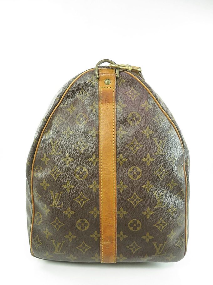 LOUIS VUITTON Monogram Canvas Duffel Bag - Keepall Bandouliere 60 #59667 - Image 4