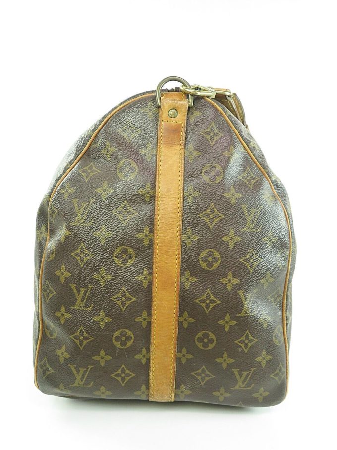 LOUIS VUITTON Monogram Canvas Duffel Bag - Keepall Bandouliere 60 #59667 - Image 5