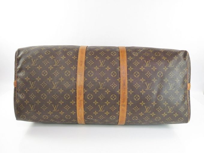 LOUIS VUITTON Monogram Canvas Duffel Bag - Keepall Bandouliere 60 #59667 - Image 6