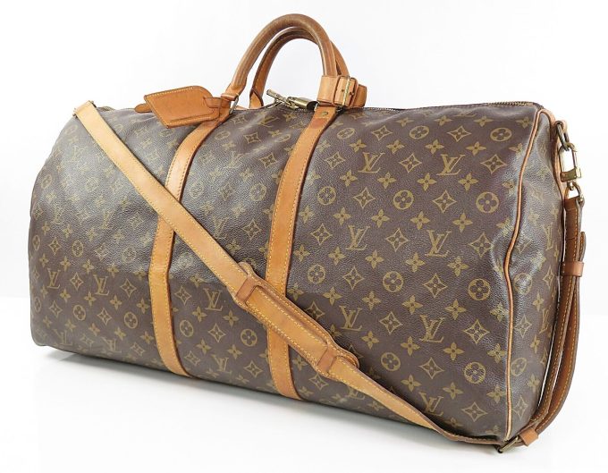 LOUIS VUITTON Monogram Canvas Duffel Bag - Keepall Bandouliere 60 #59667