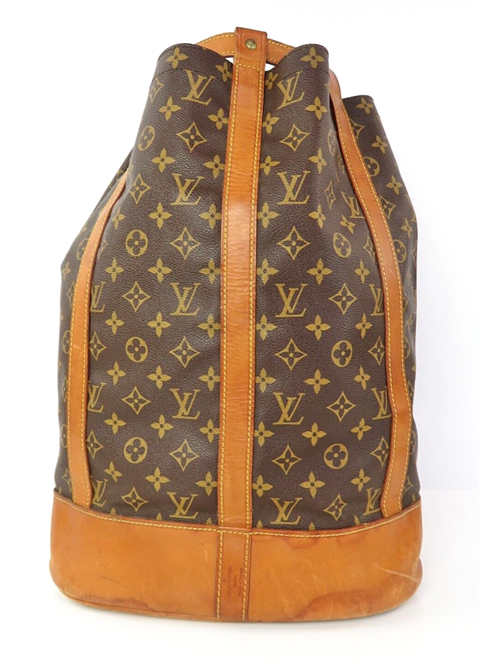 LOUIS VUITTON Monogram Randonnee GM Backpack Shoulder Bag - Image 2