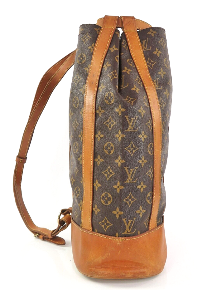 LOUIS VUITTON Monogram Randonnee GM Backpack Shoulder Bag - Image 4