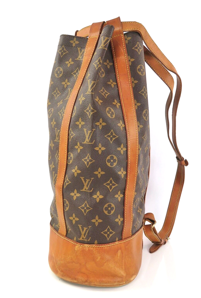 LOUIS VUITTON Monogram Randonnee GM Backpack Shoulder Bag - Image 5