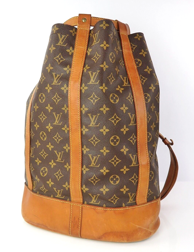 LOUIS VUITTON Monogram Randonnee GM Backpack Shoulder Bag