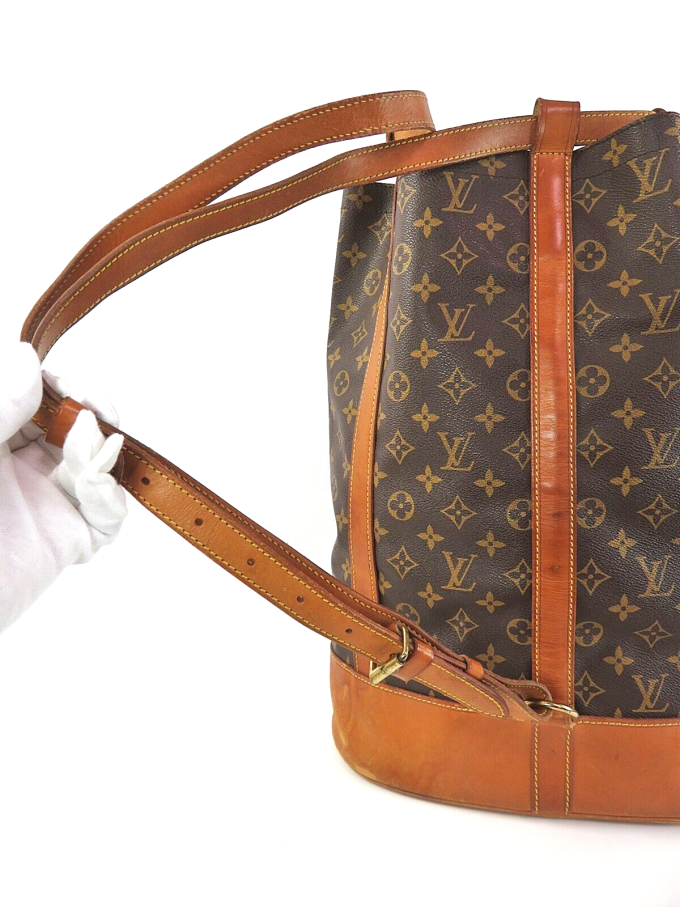 LOUIS VUITTON Monogram Randonnee GM Backpack Shoulder Bag - Image 8