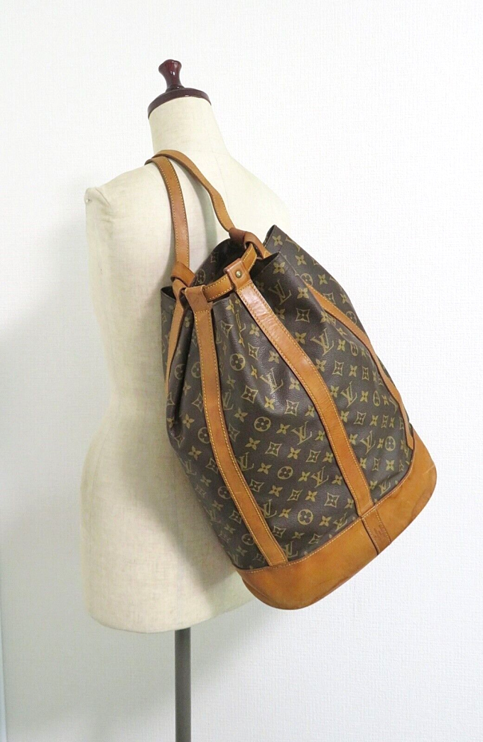 LOUIS VUITTON Monogram Randonnee GM Backpack Shoulder Bag - Image 9