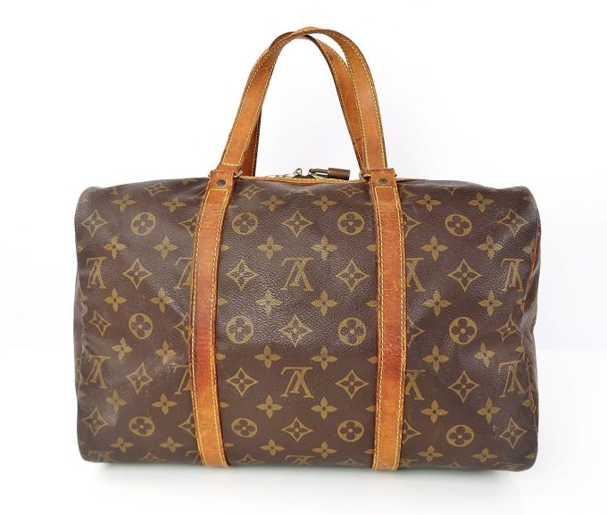 LOUIS VUITTON Monogram Sac Souple 35 Tote Duffle Bag - Image 3