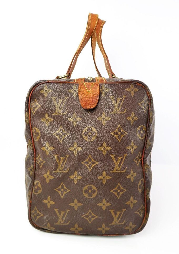 LOUIS VUITTON Monogram Sac Souple 35 Tote Duffle Bag - Image 5