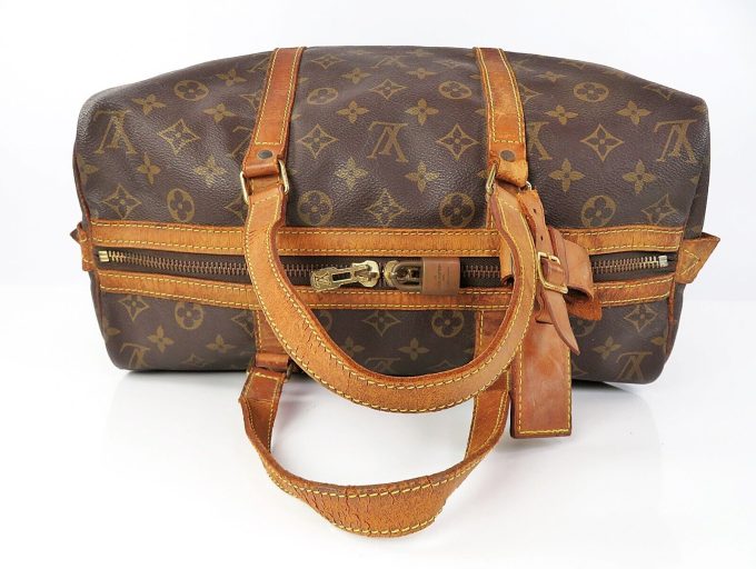 LOUIS VUITTON Monogram Sac Souple 35 Tote Duffle Bag - Image 8