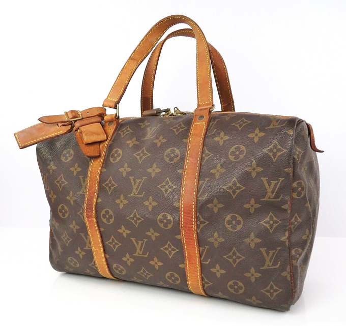 LOUIS VUITTON Monogram Sac Souple 35 Tote Duffle Bag