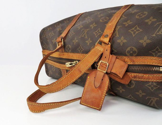 LOUIS VUITTON Monogram Sac Souple 35 Tote Duffle Bag - Image 9