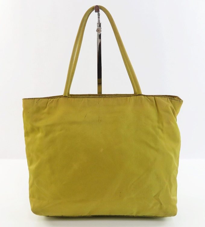 PRADA Light Green Nylon Tote Bag #59412 - Image 3